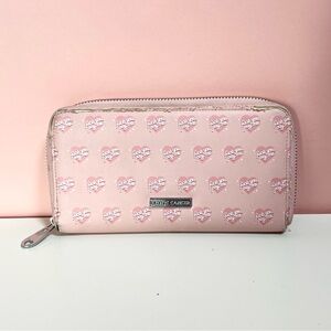 Y2K 2000s mcbling pastel pink exotic cancer wallet